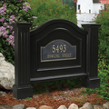 Mayne Nantucket Address Sign - Black 5820-B